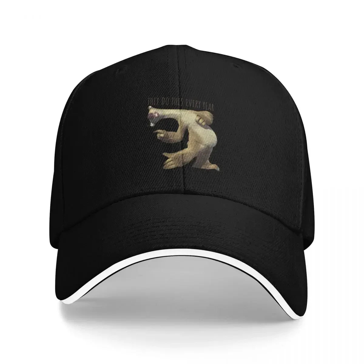 Sid Sloth They Do This Every Year Baseball Cap