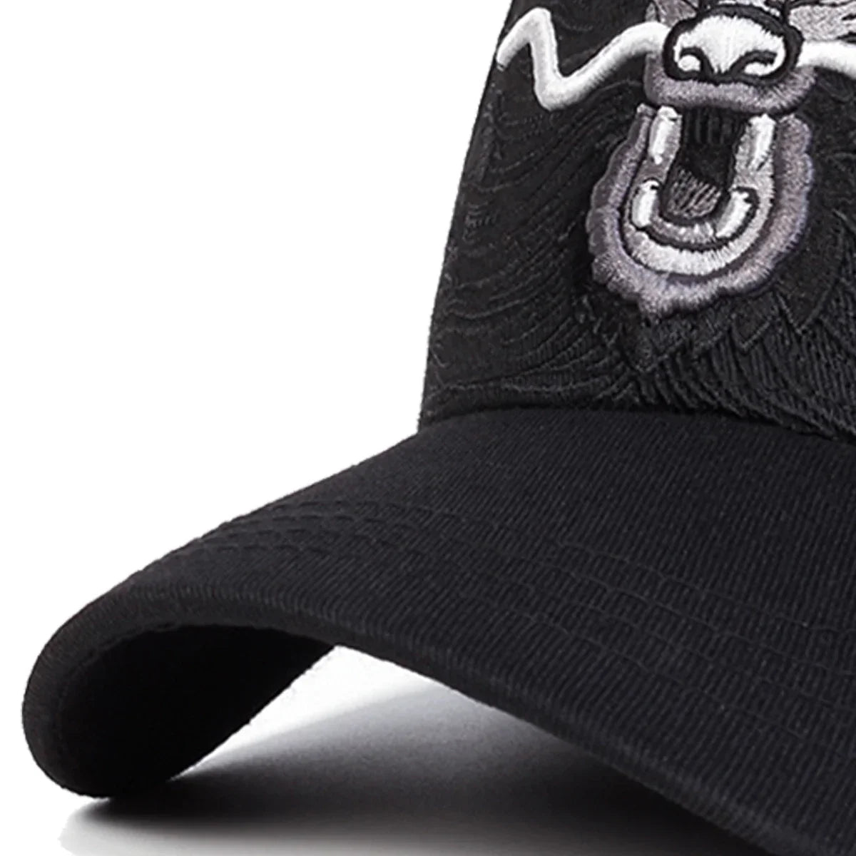 Unisex Dragon Embroidery Baseball Caps Spring