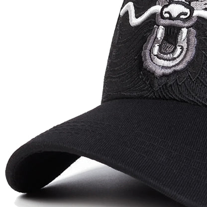 Unisex Dragon Embroidery Baseball Caps Spring