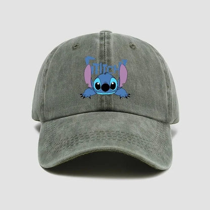 Stitch Kawaii Anime Snapback Baseball Cap