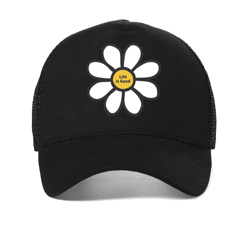 Little Daisy Embroidery Cotton Baseball Cap