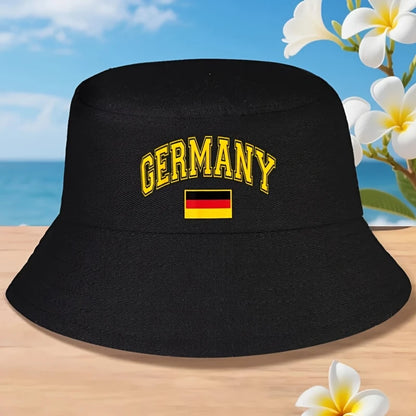 Germany Deutschland Y2K Retro Flag Bucket Hat