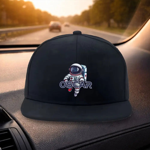 Oscar Astronaut Graphic Snapback Cap Style