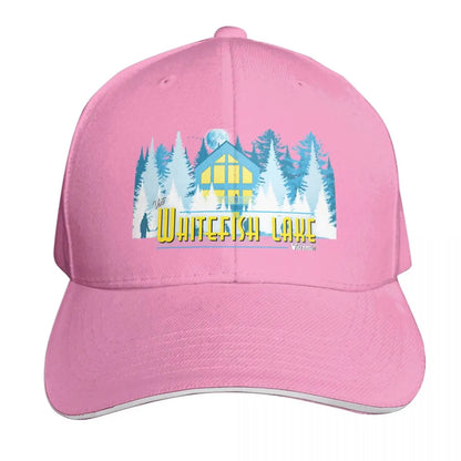Bonfire In The Beach Vintage Baseball Cap
