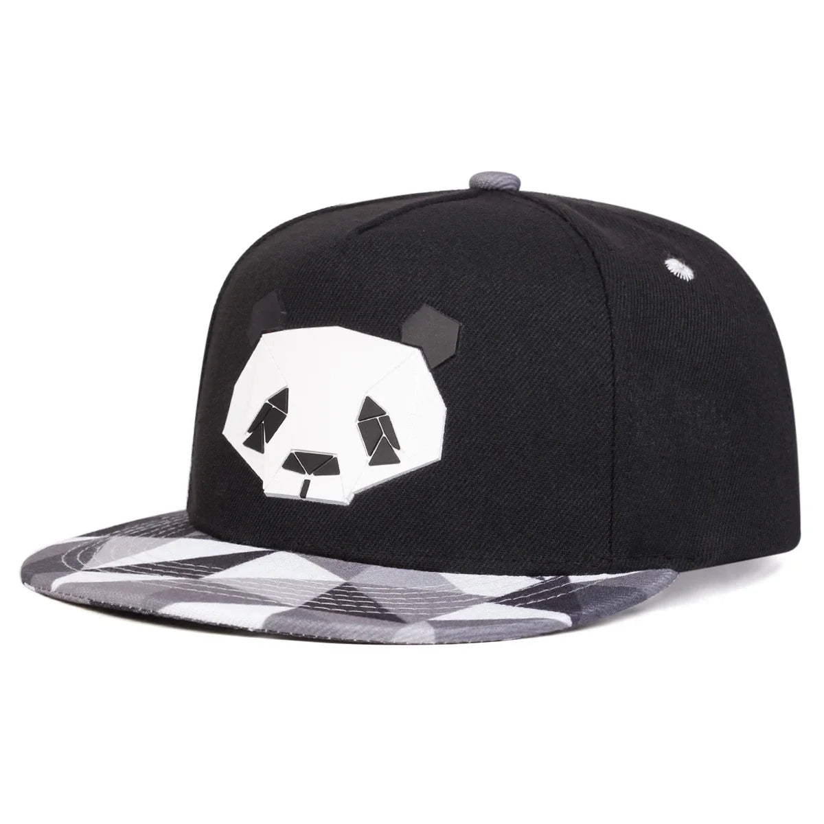 Panda Print Casual Snapback Cap