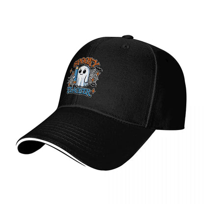 Spooky Teacher Ghost Baseball Cap