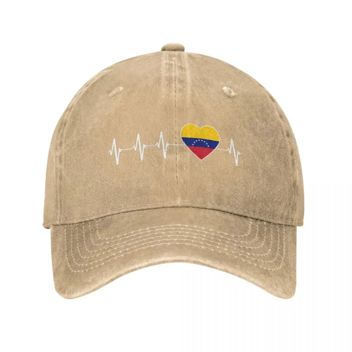 Venezuelan Heartbeat I Love Venezuela Baseball Cap