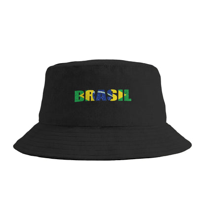 Brazil Flag Brasil Souvenirs Brazilian Fans Bucket Hat