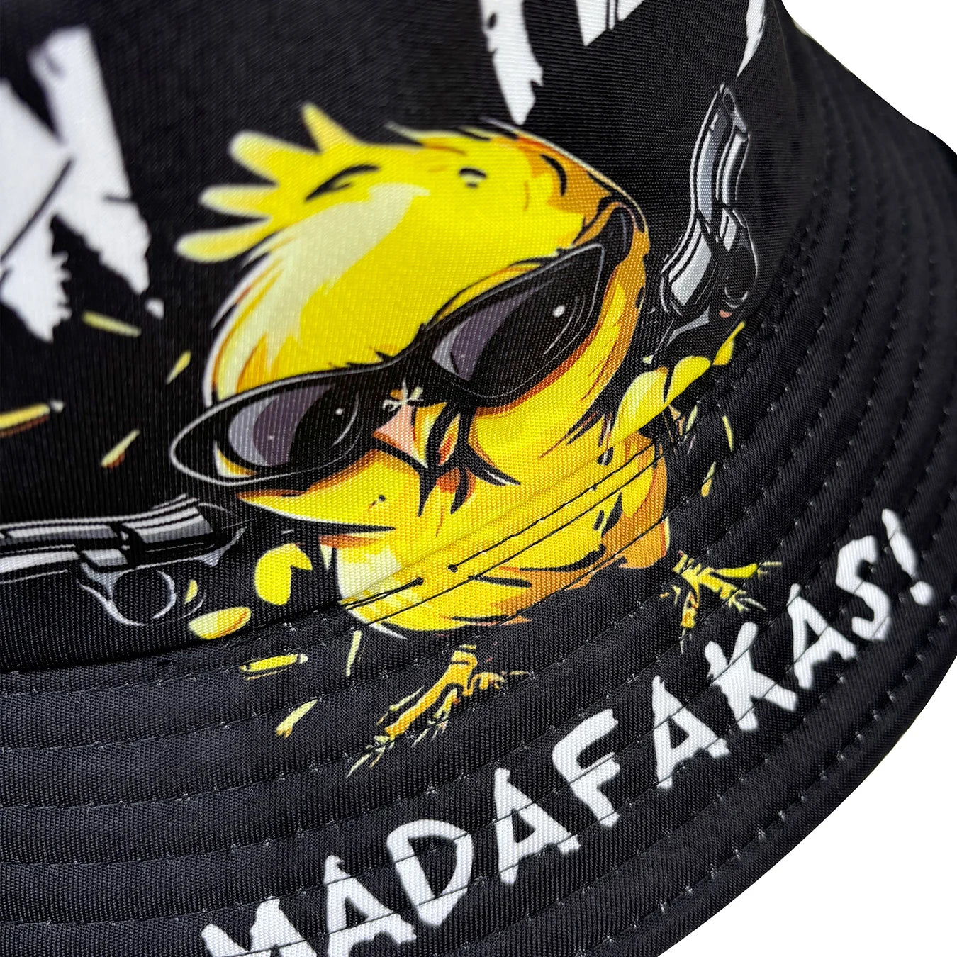 Cool Duck Fisherman Hat Lightweight Cartoon Duck