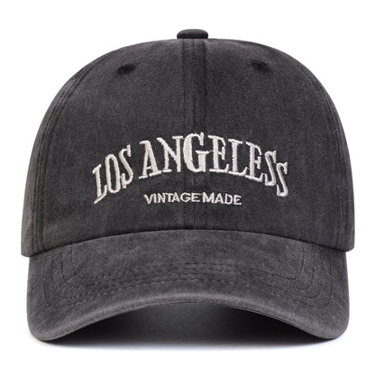 Unisex Embroidery Wash Baseball Caps Adjustable Casual