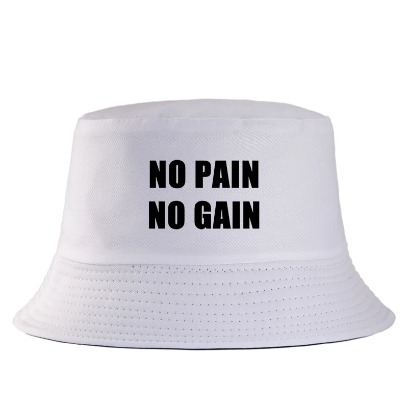 No Pain No Gain Sports Gym Bucket Hat