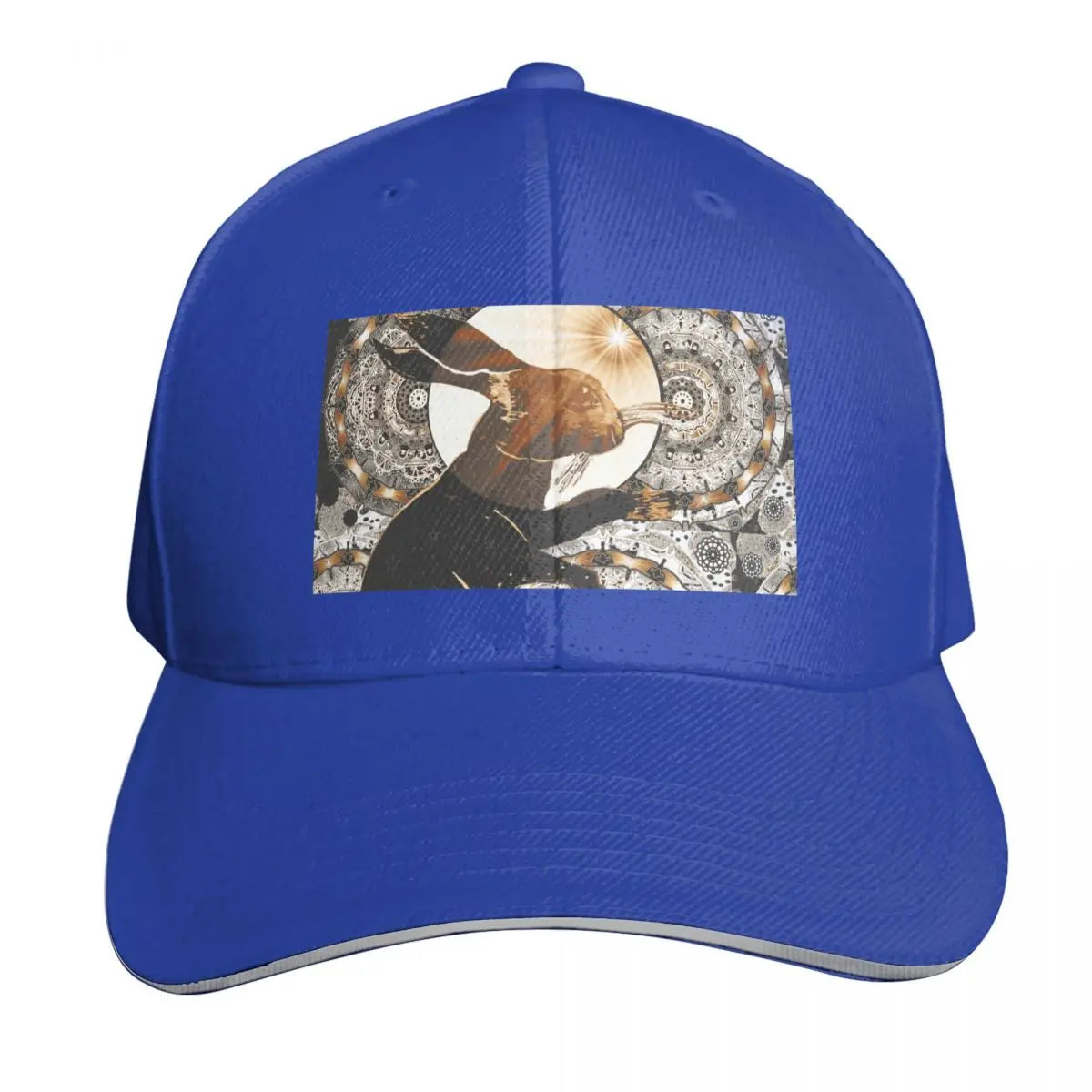 Nocturne Star Hare Embroidered Baseball Cap