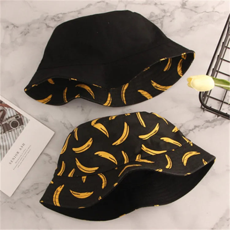 1 Pcs Men And Women Fresh Fruit Fisherman Bucket Hat