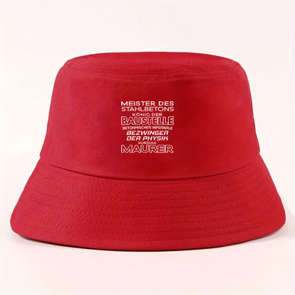 Meister Baustelle Maurer Summer Bucket Hat