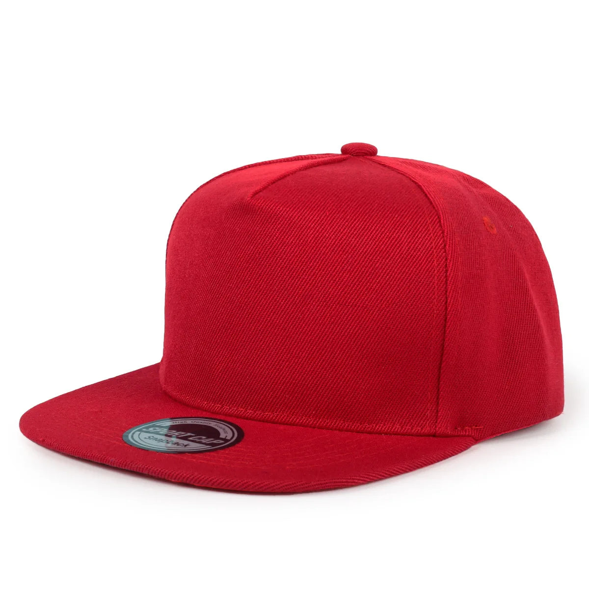 Custom Logo Five Panel Flat Brim Snapback Cap