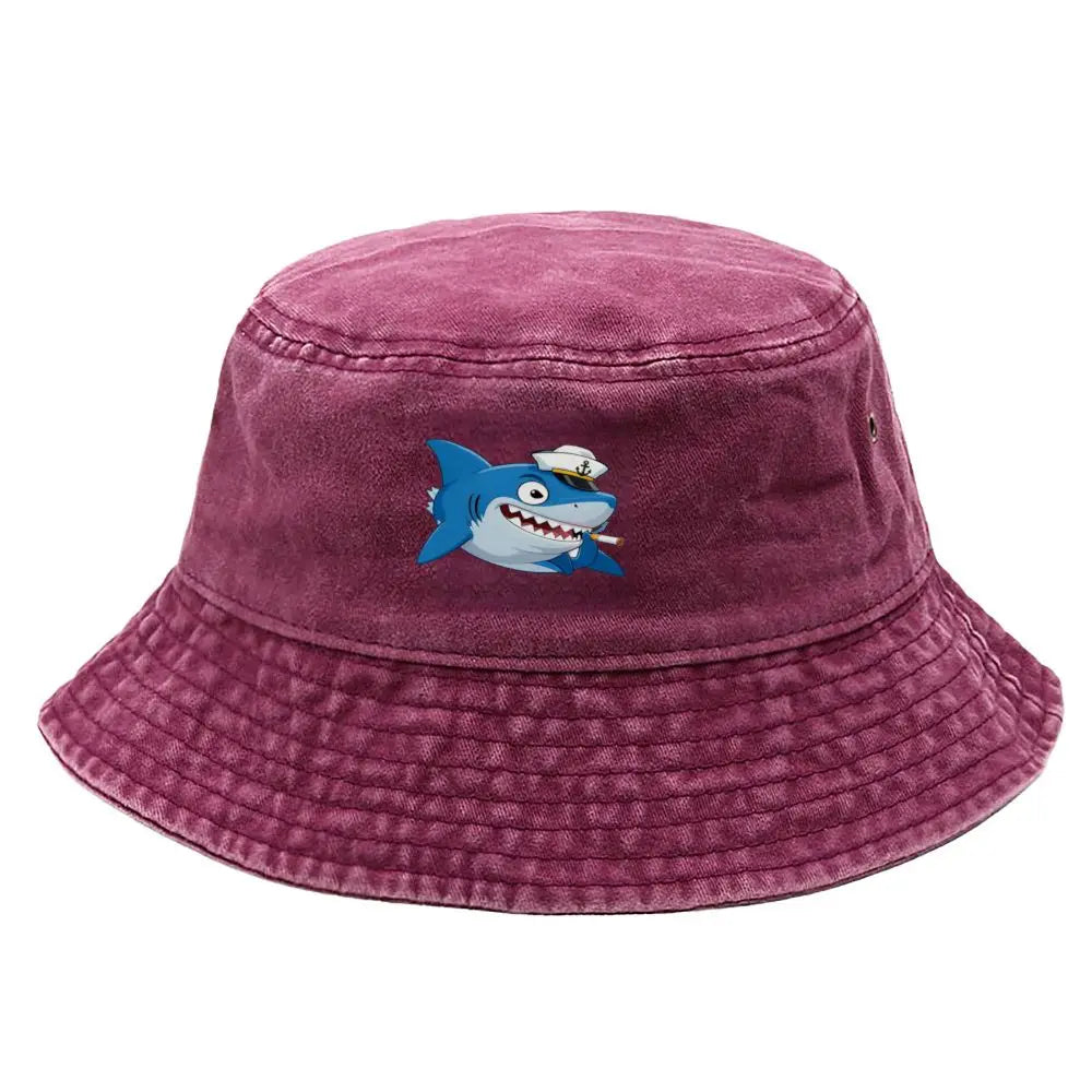 Vintage Washed Animal Print Bucket Hat