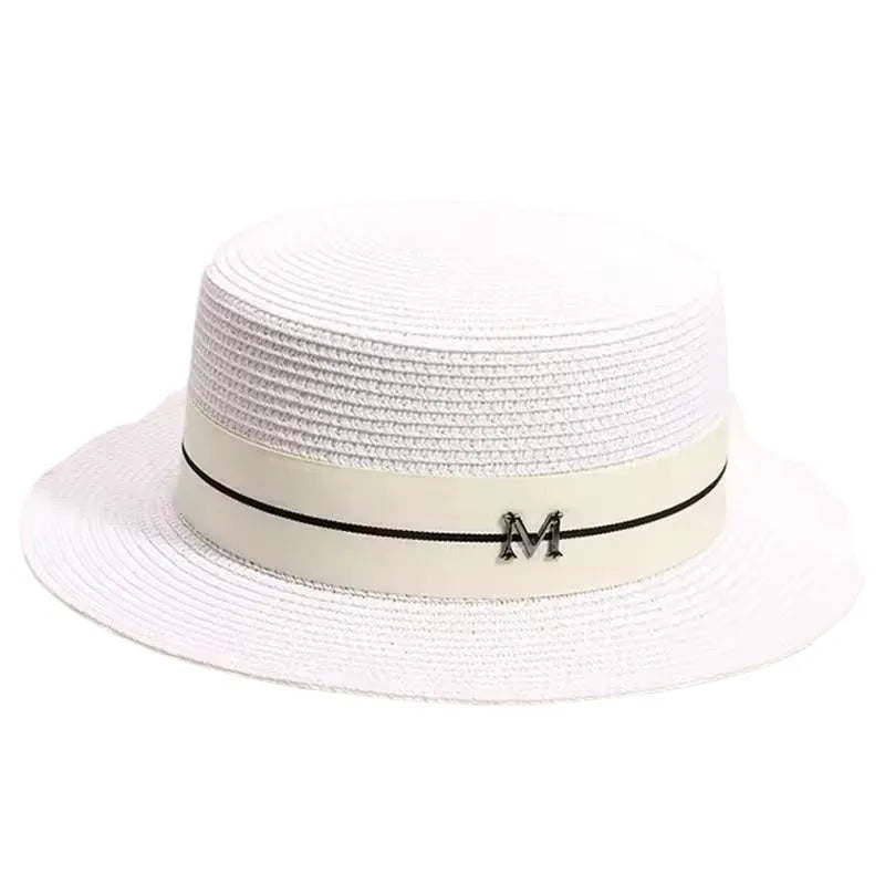 Women's British Houndstooth Top Hats Sun Hats