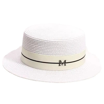 Women's British Houndstooth Top Hats Sun Hats