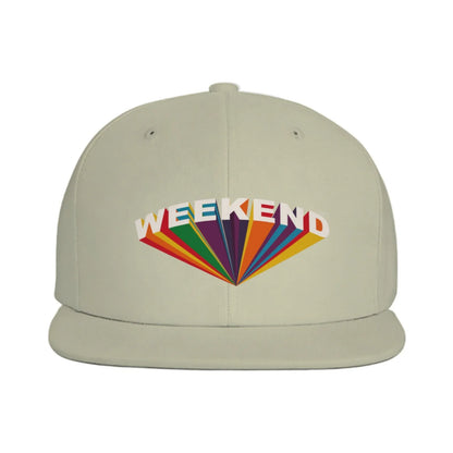 Weekend Rainbow Prism Snapback Cap Hat