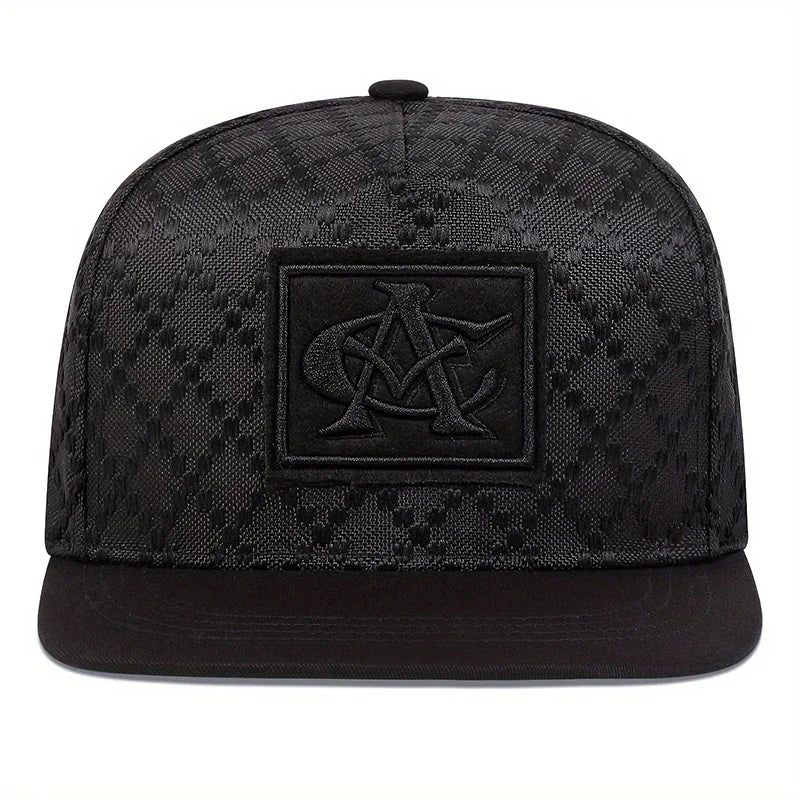 Crocodile Texture PU Leather Unisex Hip-Hop Snapback Cap