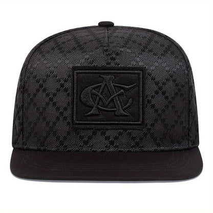 Crocodile Texture PU Leather Unisex Hip-Hop Snapback Cap