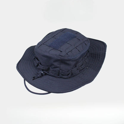 Tactical Square Pocket Outdoor Fishing Bucket Hat
