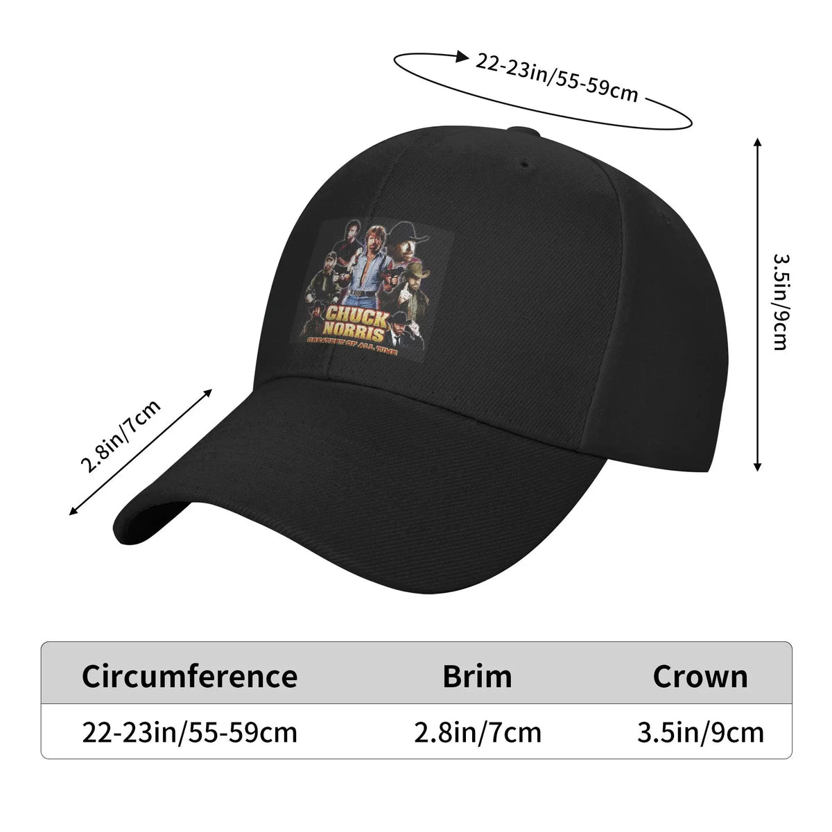 Chuck Norris GOA Outdoor Streetwear Baseball Cap