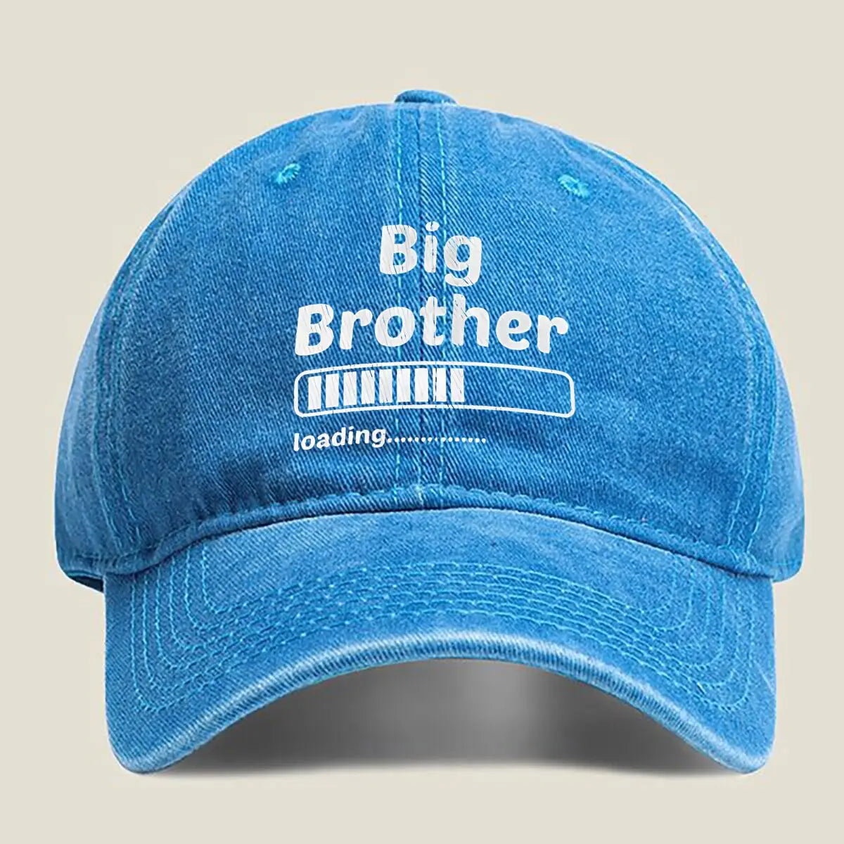 Big Brother Loading Fashion Washed Baseball Cap Hat Outdoor Activities
