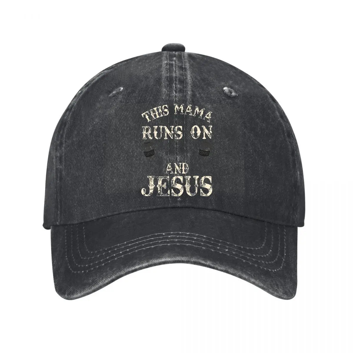 Mama Coffee Jesus Washed Baseball Cap