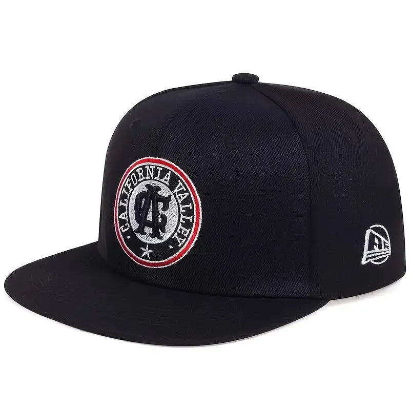 CA Letter Embroidered Snapback Cap