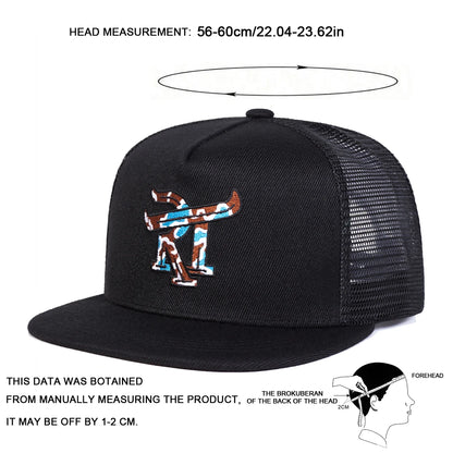 RT Embroidery Casual Snapback Cap