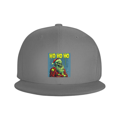 Zombie Santa Holiday Snapback Cap
