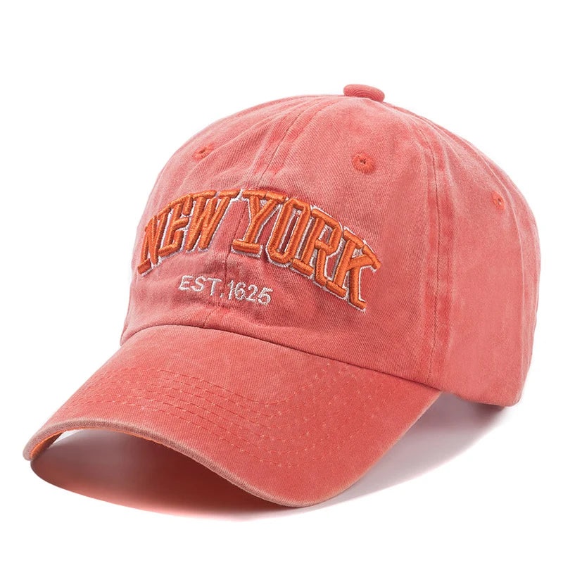 2026 New York Washed Cotton Cap For Men Women