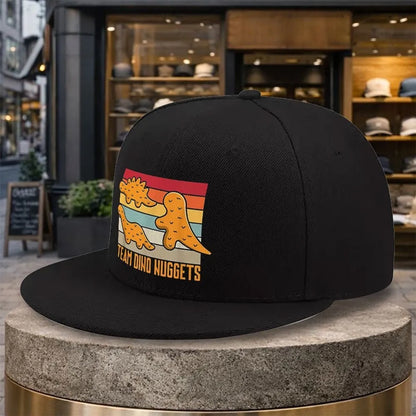 Team Dino Nuggets Retro Sunset Snapback Cap