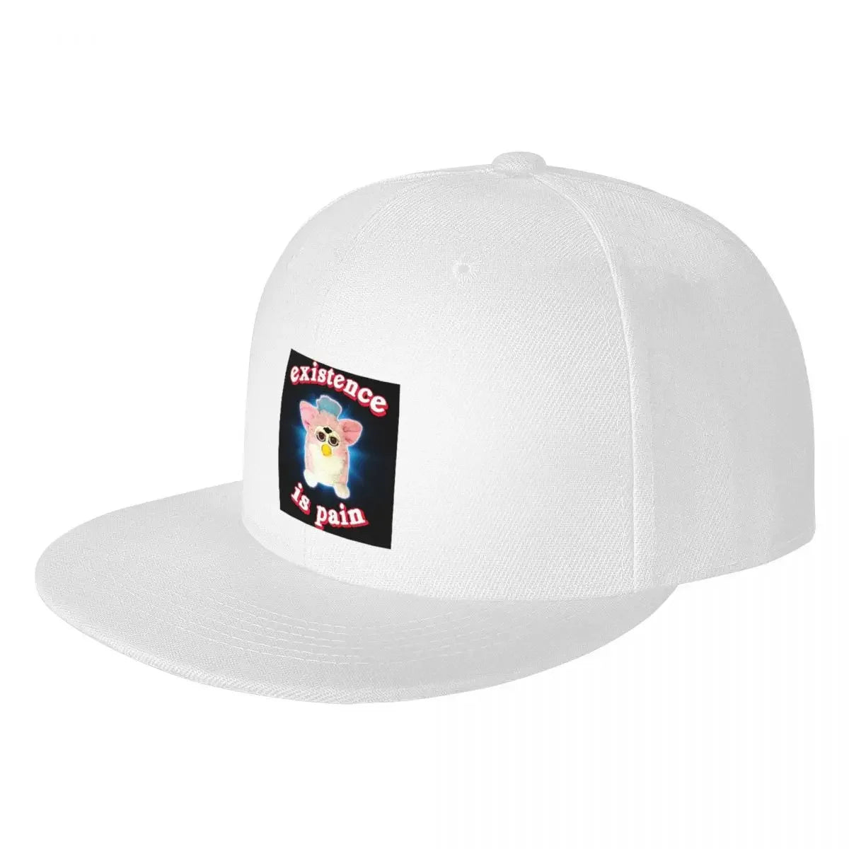 Furby Existence Is Pain Snapback Cap Hat