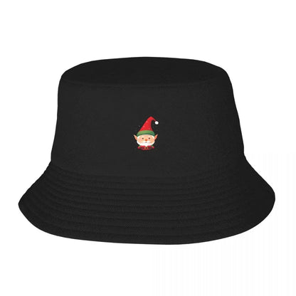 Happy Xmas Elf Fluffy Bucket Hat