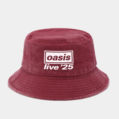 Oasis Printed Washed Fashion Bucket Hat