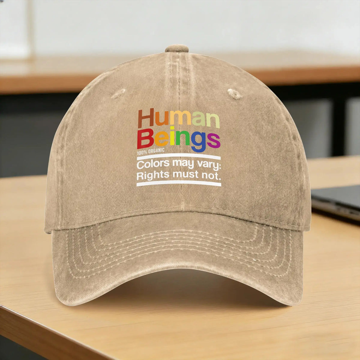 Human Being 100% Organic Y2K Cool Trucker Baseball Cap