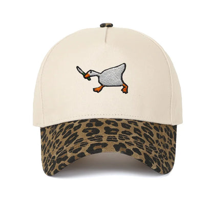 Big Goose Embroidered Colorblock Baseball Cap