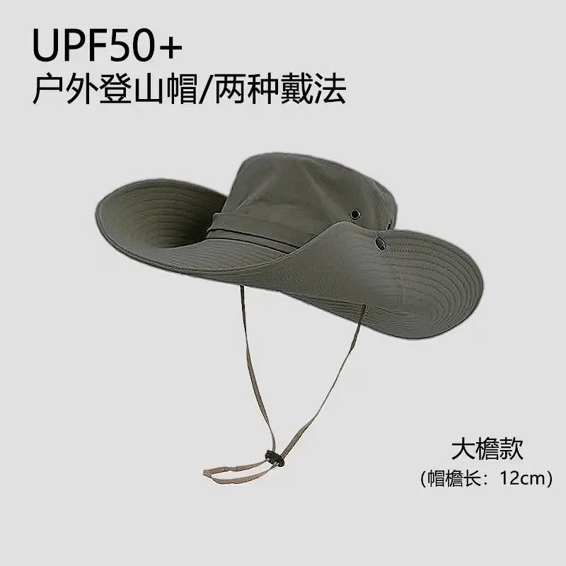 Waterproof Nylon Outdoor Sun Protection Bucket Hat