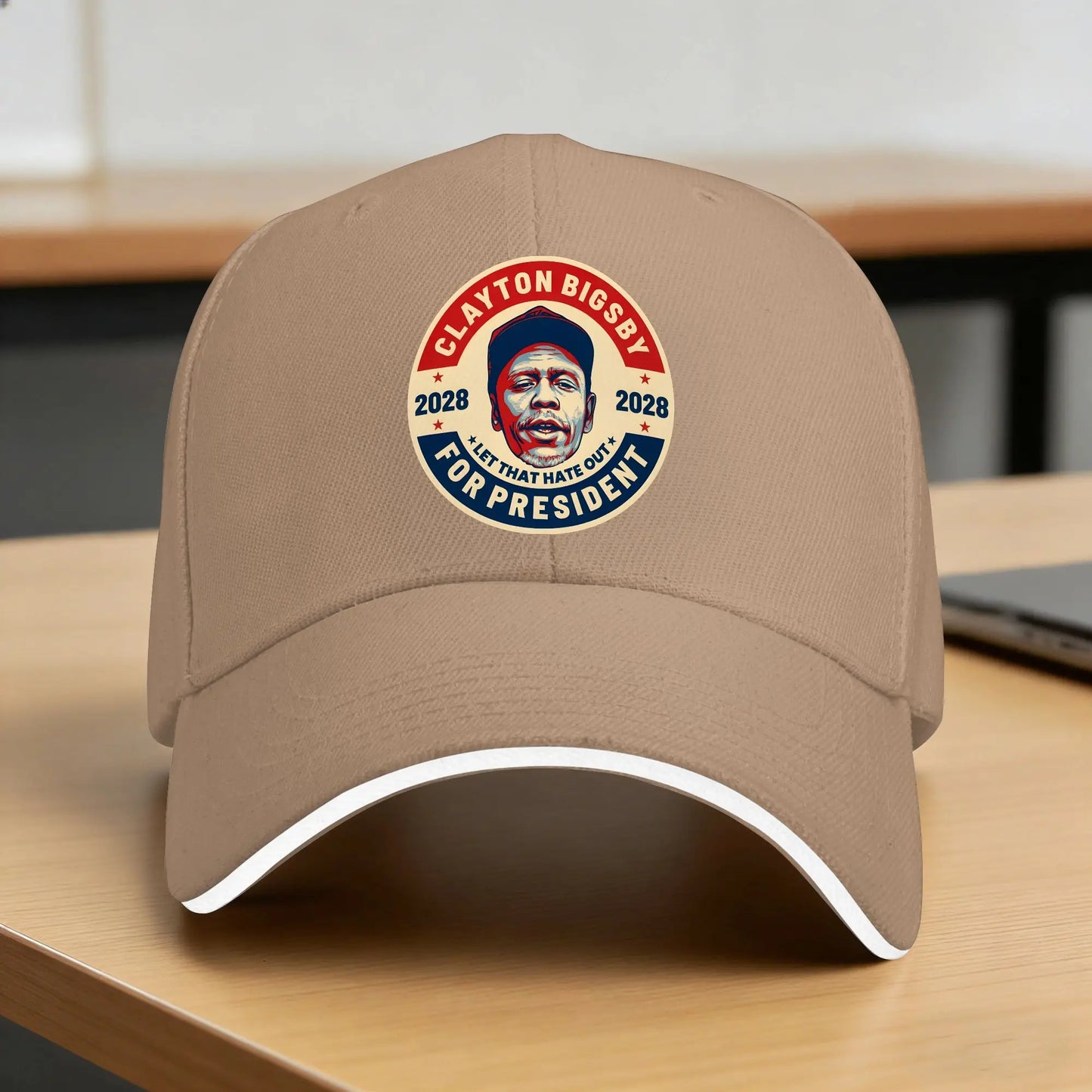 Clayton Bigsby For President 2028 Sun Baseball Cap