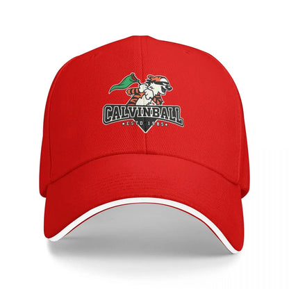 Calvin And Hobbes Flag Graphic Baseball Cap