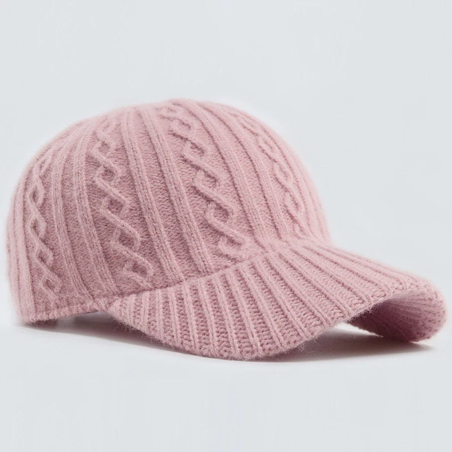 New Knitted Baseball Cap Women Fashion Men