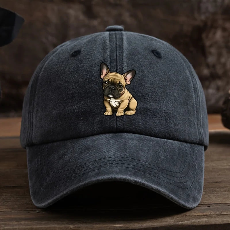 French Bulldog Casual Outdoor Baseball Cap