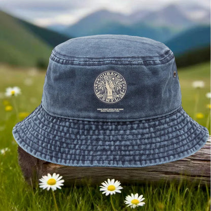 Pirate Island Vintage Bucket Hat