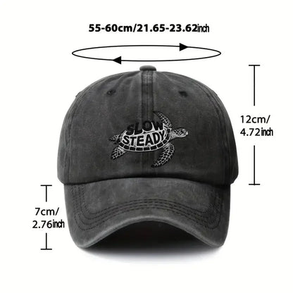 Slow Steady Sea Turtle Baseball Cap