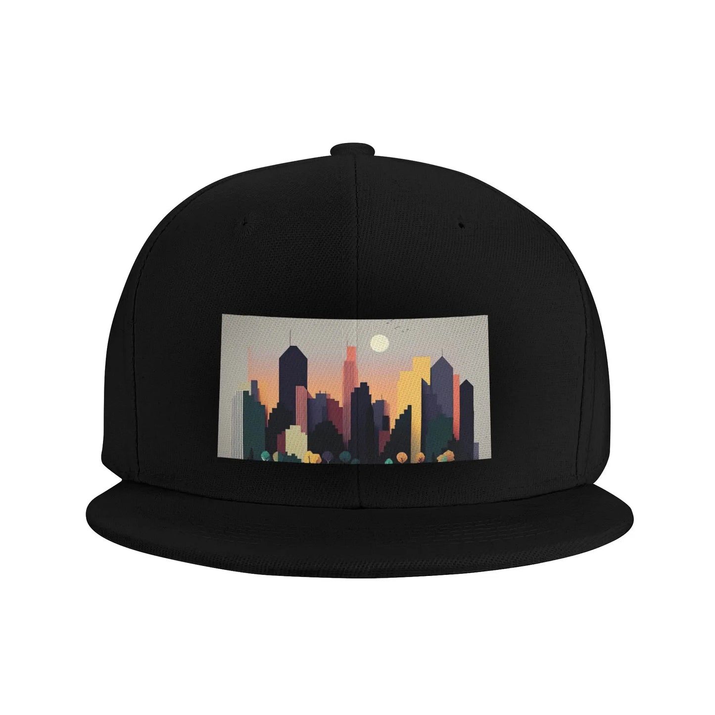 Fashion City Landscape Snapback Cap