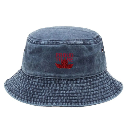 Canada Maple Leaf Bucket Hat Pride Style