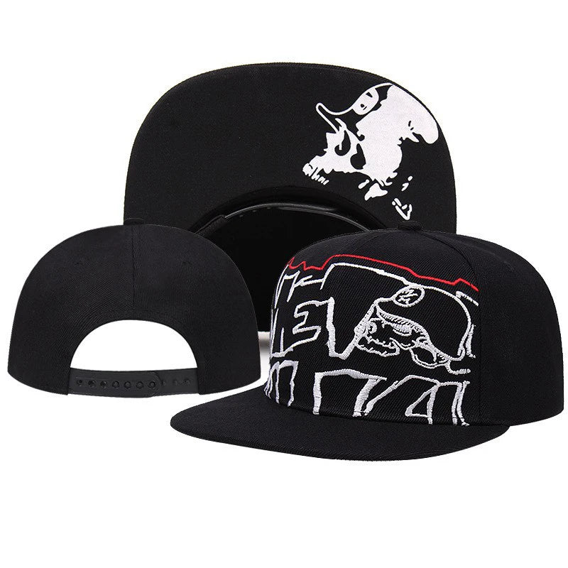 Metal Mulisha Embroidered Cotton Hip-Hop Snapback Cap