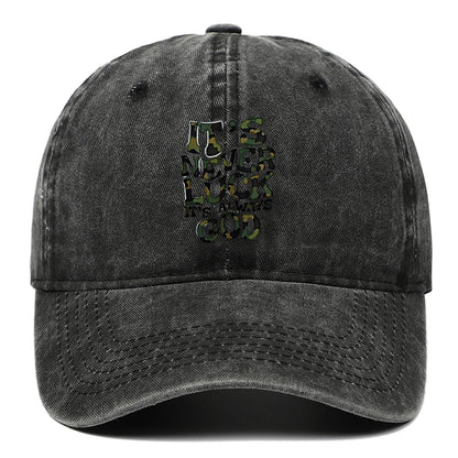 Camouflage Letter Outdoor Baseball Cap